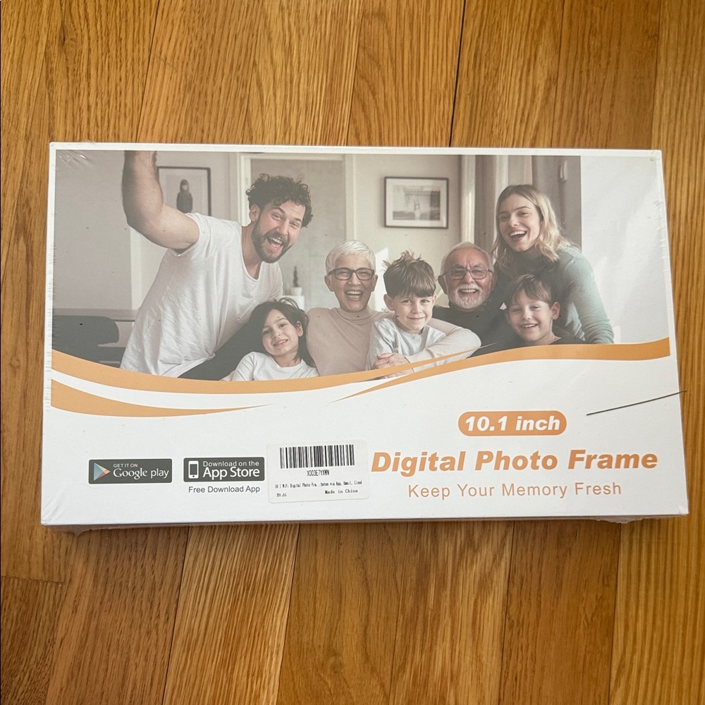 10.1 inch Digital Photo Frame - White Modern Display